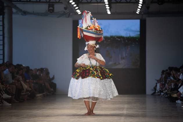 SaO PAULO, SP - 16.10.2025: SPFW N60 - The Meninos Rei brand fashion show at SPFW N60 takes place this Thursday afternoon (16) at the Brazilian Cultures Pavilion in Ibirapuera Park, in Sao Paulo, SP. x2825446x  RodileixMorais