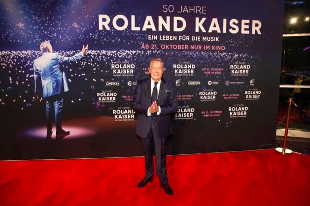 World premiere of the Roland Kaiser concert film 50 years of Roland Kaiser A life for music in Münster Münster, 16 10 2025 Roland Kaiser at the world premiere of the Roland Kaiser concert film in Münster NRW Copyright: xMatthiasxGränzdörferx