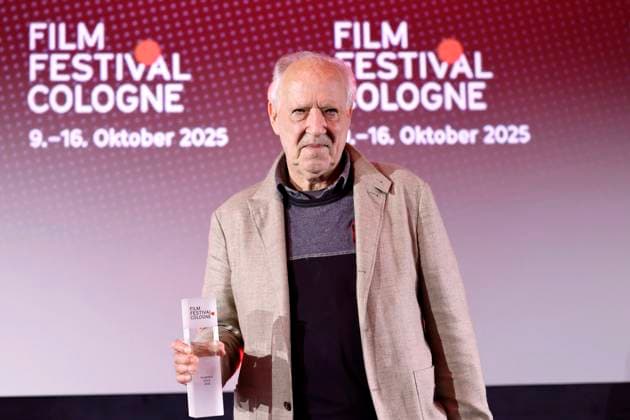 Director Werner Herzog receives the Film Prize Cologne at the Film Festival Cologne Awards as part of the Film Festival Cologne 2025 at the Filmpalast The prize is endowed with 25,000 euros and is donated by the Film und Medienstiftung NRW and the City of Cologne Cologne Cologne, 16 10 2025 NRW Germany Copyright: xChristophxHardtx