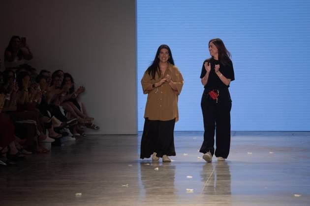 SaO PAULO, SP - 16.10.2025: SPFW N60 - Fashion designer Marina Bitu& 39;s fashion show at SPFW N60 takes place this Thursday afternoon (16) at the Brazilian Cultures Pavilion in Ibirapuera Park, in Sao Paulo, SP. x2825506x  RodileixMorais
