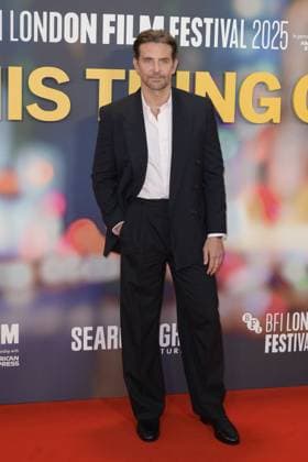 Is This Thing On Film Premiere Bradley Cooper attends the BFI London Film Festival Gala of the UK premiere of IS THIS THING ON?, during the BFI London Film Festival, the Royal Festival Hall, London. 14th October 2025.  Copyright: xAndrewxSimsx NINTCHDBPICT001031569207