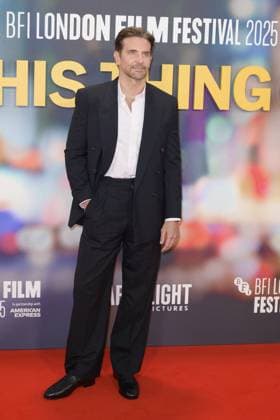 Is This Thing On Film Premiere Bradley Cooper attends the BFI London Film Festival Gala of the UK premiere of IS THIS THING ON?, during the BFI London Film Festival, the Royal Festival Hall, London. 14th October 2025.  Copyright: xAndrewxSimsx NINTCHDBPICT001031582079