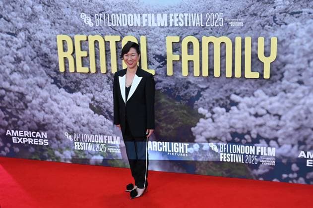 69th BFI London Film Festival LONDON, UNITED KINGDOM - OCTOBER 16: Hikari attends the premiere of the film Rental Family during the 69th BFI London Film Festival held at the Royal Festival Hall in London, UK on October 16, 2025. Rasid Necati Aslim Anadolu London United Kingdom. Editorial use only. Please get in touch for any other usage.  Copyright: x2025xAnadoluxRasidxNecatixAslimx