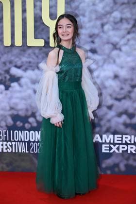 69th BFI London Film Festival LONDON, UNITED KINGDOM - OCTOBER 16: Shannon Gorman attends the premiere of the film Rental Family during the 69th BFI London Film Festival held at the Royal Festival Hall in London, UK on October 16, 2025. Rasid Necati Aslim Anadolu London United Kingdom. Editorial use only. Please get in touch for any other usage.  Copyright: x2025xAnadoluxRasidxNecatixAslimx
