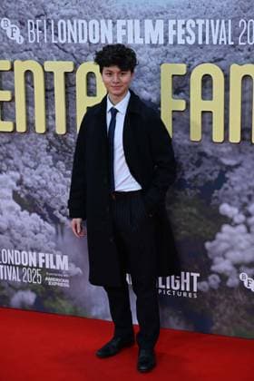 69th BFI London Film Festival LONDON, UNITED KINGDOM - OCTOBER 16: Christian Suen attends the premiere of the film Rental Family during the 69th BFI London Film Festival held at the Royal Festival Hall in London, UK on October 16, 2025. Rasid Necati Aslim Anadolu London United Kingdom. Editorial use only. Please get in touch for any other usage.  Copyright: x2025xAnadoluxRasidxNecatixAslimx