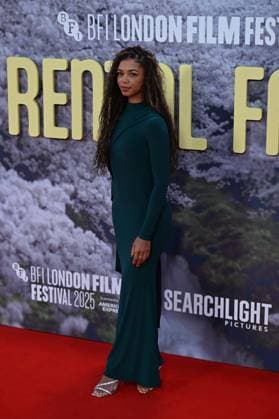 69th BFI London Film Festival LONDON, UNITED KINGDOM - OCTOBER 16: Emily Ann Willcox attends the premiere of the film Rental Family during the 69th BFI London Film Festival held at the Royal Festival Hall in London, UK on October 16, 2025. Rasid Necati Aslim Anadolu London United Kingdom. Editorial use only. Please get in touch for any other usage.  Copyright: x2025xAnadoluxRasidxNecatixAslimx