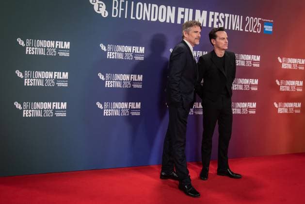Blue Moon Headline Gala - The 69th BFI London Film Festival in London - 16 Oct 2025 Ethan Hawke and Andrew Scott attend the Blue Moon Headline Gala during the 69th BFI London Film Festival at the The Royal Festival Hall. London United Kingdom Copyright: xLoredanaxSangiulianox xSOPAxImagesx LSangiuliano-7912