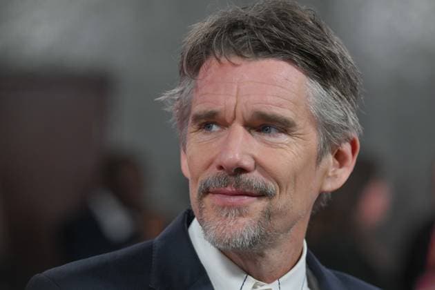 69th BFI London Film Festival LONDON, UNITED KINGDOM - OCTOBER 16: Ethan Hawke attends the premiere of the film Blue Moon during the 69th BFI London Film Festival held at the Royal Festival Hall in London, UK on October 16, 2025. Rasid Necati Aslim Anadolu London United Kingdom. Editorial use only. Please get in touch for any other usage.  Copyright: x2025xAnadoluxRasidxNecatixAslimx