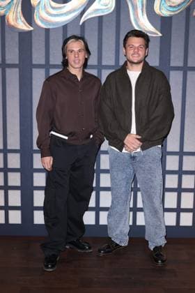 Yoroi Premiere - Paris Orelsan and his brother Clement Cotentin attends Yoroi Premiere at le Grand Rex in Paris, France on October 16, 2025. Photo by Jerome Domine ABACAPRESS.COM  Copyright: xDominexJerome ABACAx