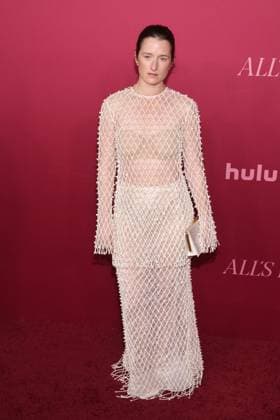 LOS ANGELES, CA - OCTOBER 16: Grace Gummer at the world premiere of Hulu s ˜All s Fair™ at the DGA theatre in Los Angeles, California on October 16, 2025. Copyright: xCrashx xMediaPunchx