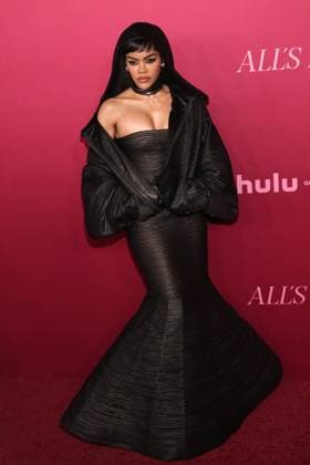 LOS ANGELES, CA - OCTOBER 16: Teyana Taylor at the world premiere of Hulu s ˜All s Fair™ at the DGA theatre in Los Angeles, California on October 16, 2025. Copyright: xCrashx xMediaPunchx
