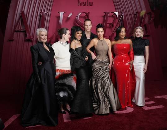 LOS ANGELES, CA - OCTOBER 16: Glenn Close, Sarah Paulson, Teyana Taylor, Kim Kardashian, Niecy Nash and Naomi Watts at the world premiere of Hulu s ˜All s Fair™ at the DGA theatre in Los Angeles, California on October 16, 2025. Copyright: xCrashx xMediaPunchx
