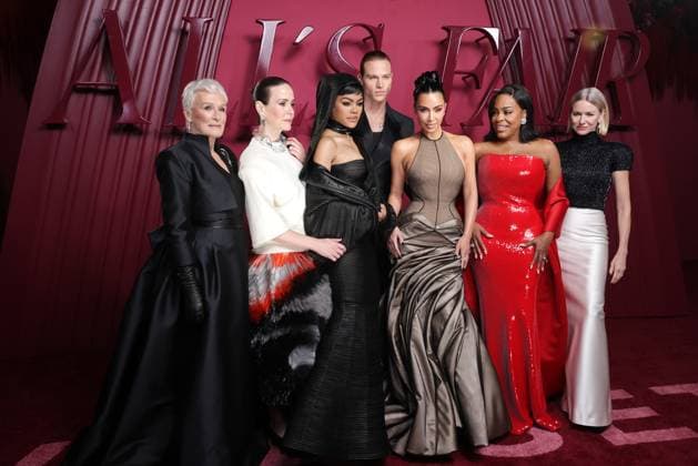 LOS ANGELES, CA - OCTOBER 16: Glenn Close, Sarah Paulson, Teyana Taylor, Kim Kardashian, Niecy Nash and Naomi Watts at the world premiere of Hulu s ˜All s Fair™ at the DGA theatre in Los Angeles, California on October 16, 2025. Copyright: xCrashx xMediaPunchx