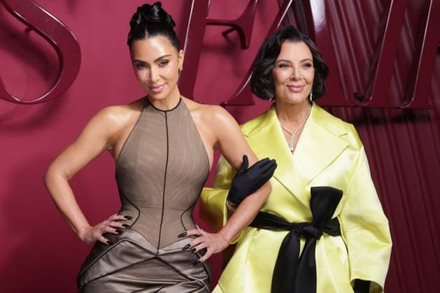 LOS ANGELES, CA - OCTOBER 16: Kim Kardashian and Kris Jenner at the world premiere of Hulu s ˜All s Fair™ at the DGA theatre in Los Angeles, California on October 16, 2025. Copyright: xCrashx xMediaPunchx