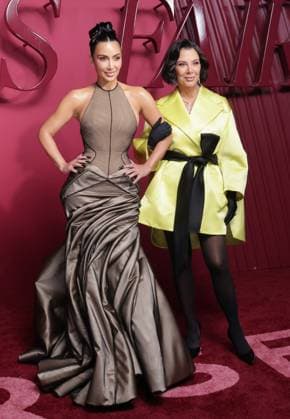 LOS ANGELES, CA - OCTOBER 16: Kim Kardashian and Kris Jenner at the world premiere of Hulu s ˜All s Fair™ at the DGA theatre in Los Angeles, California on October 16, 2025. Copyright: xCrashx xMediaPunchx