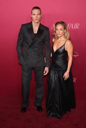 LOS ANGELES, CA - OCTOBER 16: Matthew Noszka and Inanna Sarkis at the world premiere of Hulu s ˜All s Fair™ at the DGA theatre in Los Angeles, California on October 16, 2025. Copyright: xCrashx xMediaPunchx