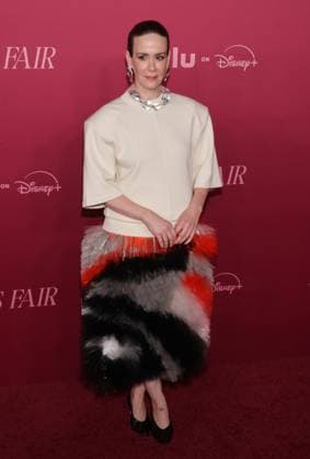 LOS ANGELES, CA - OCTOBER 16: Sarah Paulson at the world premiere of Hulu s ˜All s Fair™ at the DGA theatre in Los Angeles, California on October 16, 2025. Copyright: xCrashx xMediaPunchx