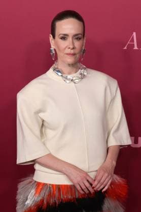 LOS ANGELES, CA - OCTOBER 16: Sarah Paulson at the world premiere of Hulu s ˜All s Fair™ at the DGA theatre in Los Angeles, California on October 16, 2025. Copyright: xCrashx xMediaPunchx
