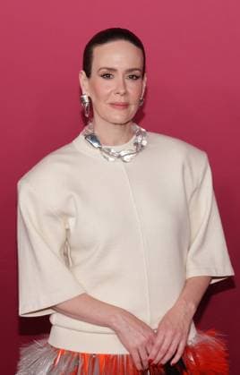 LOS ANGELES, CA - OCTOBER 16: Sarah Paulson at the world premiere of Hulu s ˜All s Fair™ at the DGA theatre in Los Angeles, California on October 16, 2025. Copyright: xCrashx xMediaPunchx