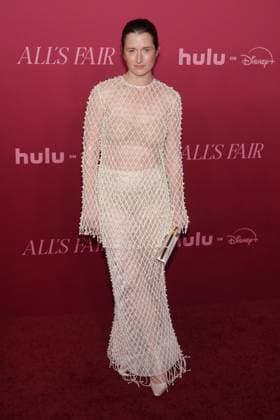LOS ANGELES, CA - OCTOBER 16: Grace Gummer at the world premiere of Hulu s ˜All s Fair™ at the DGA theatre in Los Angeles, California on October 16, 2025. Copyright: xCrashx xMediaPunchx