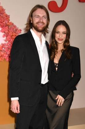 LOS ANGELES, CA - OCTOBER 16: Finneas O Connell and Claudia Sulewski at the Netflix Premiere of Nobody Wants This at The Egyptian Theatre on October 16, 2025 in Los Angeles, California. Copyright: xJeffreyxMayerx