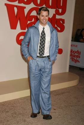 LOS ANGELES, CA - OCTOBER 16: Andrew Rannells at the Netflix Premiere of Nobody Wants This at The Egyptian Theatre on October 16, 2025 in Los Angeles, California. Copyright: xJeffreyxMayerx