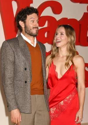 LOS ANGELES, CA - OCTOBER 16: Adam Brody and Kristen Bell at the Netflix Premiere of Nobody Wants This at The Egyptian Theatre on October 16, 2025 in Los Angeles, California. Copyright: xJeffreyxMayerx