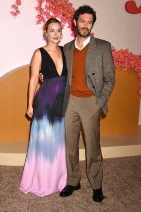 LOS ANGELES, CA - OCTOBER 16: Leighton Meester and Adam Brody at the Netflix Premiere of Nobody Wants This at The Egyptian Theatre on October 16, 2025 in Los Angeles, California. Copyright: xJeffreyxMayerx