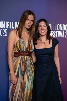 The BFI London Film Festival Gala of the UK premiere of WASTEMAN, taking place at VUE Leicester Square, London, UK on 16th October 2025. Sophia Gibber (R) at the BFI London Film Festival Gala of the UK premiere of WASTEMAN, taking place at VUE Leicester Square, London, UK on 16th October 2025., Credit:Oleksii Ovcharenko Avalon United Kingdom, London  Copyright: xOleksiixOvcharenkox xAvalonx 1046019525