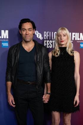 The BFI London Film Festival Gala of the UK premiere of WASTEMAN, taking place at VUE Leicester Square, London, UK on 16th October 2025. Alex Hassell and Emma King at the BFI London Film Festival Gala of the UK premiere of WASTEMAN, taking place at VUE Leicester Square, London, UK on 16th October 2025., Credit:Oleksii Ovcharenko Avalon United Kingdom, London  Copyright: xOleksiixOvcharenkox xAvalonx 1046019646