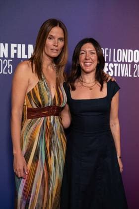 The BFI London Film Festival Gala of the UK premiere of WASTEMAN, taking place at VUE Leicester Square, London, UK on 16th October 2025. Sophia Gibber (R) at the BFI London Film Festival Gala of the UK premiere of WASTEMAN, taking place at VUE Leicester Square, London, UK on 16th October 2025., Credit:Oleksii Ovcharenko Avalon United Kingdom, London  Copyright: xOleksiixOvcharenkox xAvalonx 1046019665