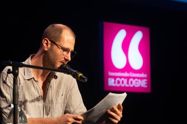 Lit.cologne Special Edition In Cologne Marco Michael Wanda, a writer, is on the stage of COMEDIA Theater in Cologne, Germany, on October 16, 2025, during the lit.cologne special edition 2025 cologne Germany  Copyright: xYingxTangx originalFilename: tang-notitle251016_npePd.jpg