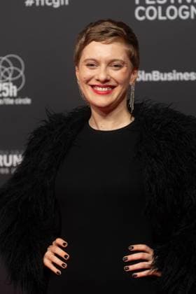 Red Carpet Before The Award Ceremony For Cologne Film Festival 2025 Nadja Felk poses for pictures on the red carpet before the award ceremony of the Cologne Film Festival 2025 at Film Palast in Cologne, Germany, on October 26, 2025. cologne Germany  Copyright: xYingxTangx originalFilename: tang-notitle251016_np8Nf.jpg