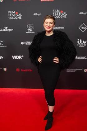 Red Carpet Before The Award Ceremony For Cologne Film Festival 2025 Nadja Felk poses for pictures on the red carpet before the award ceremony of the Cologne Film Festival 2025 at Film Palast in Cologne, Germany, on October 26, 2025. cologne Germany  Copyright: xYingxTangx originalFilename: tang-notitle251016_npacQ.jpg