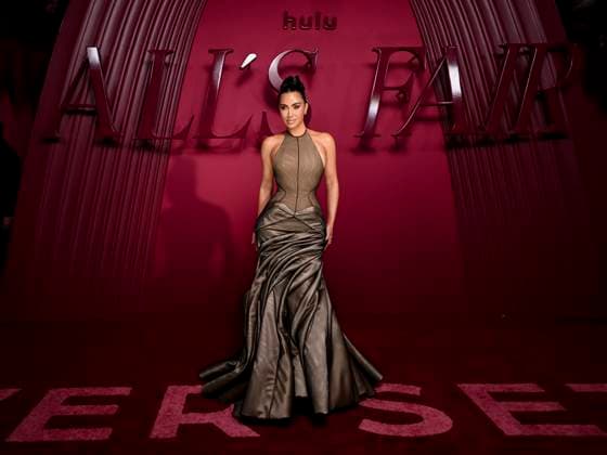 October 16, 2025, West Hollywood, California, USA: American socialite, entrepreneur, and reality TV star KIM KARDASHIAN attends the World Premiere Of Hulu s All s Fair West Hollywood USA - ZUMAb173 20251016_aap_b173_035 Copyright: xBillyxBennightx