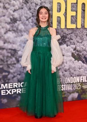 Shannon Gorman attends Rental Family Premiere during the BFI London Film Festival, at the Southbank Centre, Royal Festival Hall in London, England. UK. Thursday 16th October 2025 Copyright: xJamesxWarrenx LFF- RENTAL FAMILY-43