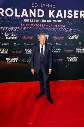 Roland Kaiser at the premiere of the documentary 50 Years of Roland Kaiser A Life for Music at Cineplex Münster Münster, 16 10 2025 Foto:xT.xSchröerx xFuturexImagex kaiser_5001