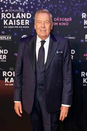 Roland Kaiser at the premiere of the documentary 50 Years of Roland Kaiser A Life for Music at Cineplex Münster Münster, 16 10 2025 Foto:xT.xSchröerx xFuturexImagex kaiser_5004