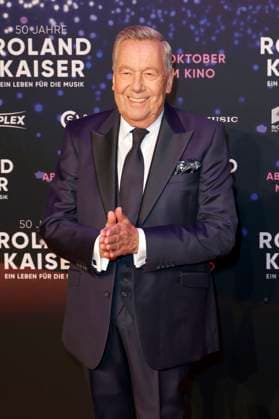Roland Kaiser at the premiere of the documentary 50 Years of Roland Kaiser A Life for Music at Cineplex Münster Münster, 16 10 2025 Foto:xT.xSchröerx xFuturexImagex kaiser_5008