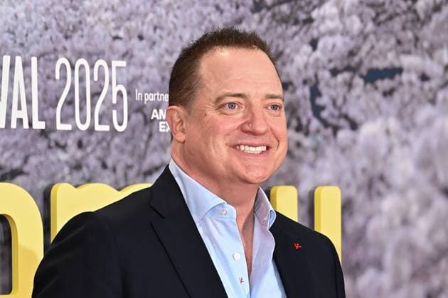 Brendan Fraser attends Rental Family Premiere during the BFI London Film Festival, at the Southbank Centre, Royal Festival Hall in London, England. UK. Thursday 16th October 2025 Copyright: xJamesxWarrenx LFF- RENTAL FAMILY-18