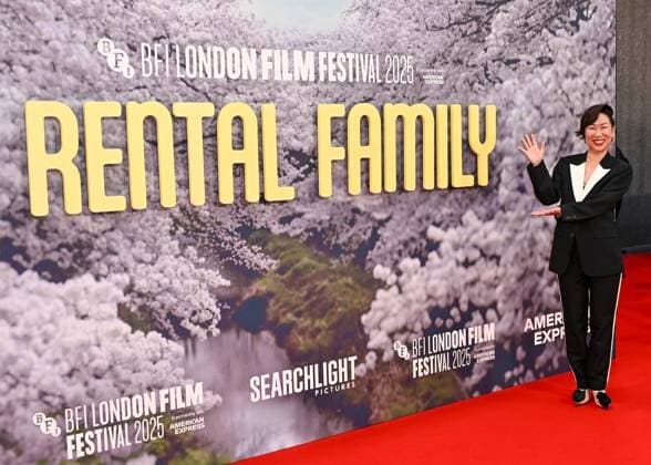 Hikari (Director) attends Rental Family Premiere during the BFI London Film Festival, at the Southbank Centre, Royal Festival Hall in London, England. UK. Thursday 16th October 2025 Copyright: xJamesxWarrenx LFF- RENTAL FAMILY-24