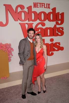 Nobody Wants This Season 2 Premiere - Los Angeles, USA LOS ANGELES, USA. October 16, 2025: Adam Brody & Kristen Bell at the season 2 premiere for Nobody Wants This at the Egyptian Theatre. Los Angeles CA USA  Copyright: xPaulxSmith Featureflashx