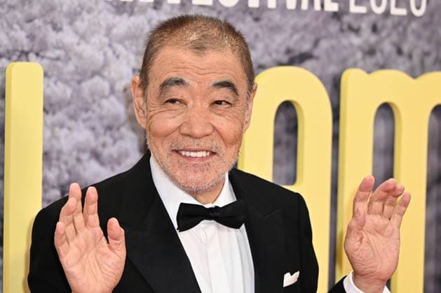 Akira Emoto attends Rental Family Premiere during the BFI London Film Festival, at the Southbank Centre, Royal Festival Hall in London, England. UK. Thursday 16th October 2025 Copyright: xJamesxWarrenx LFF- RENTAL FAMILY-38