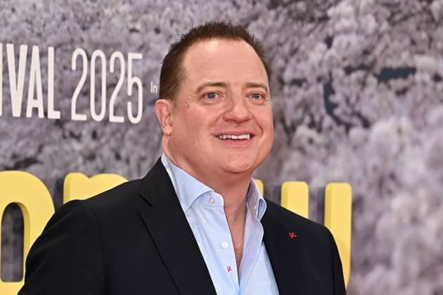 Brendan Fraser attends Rental Family Premiere during the BFI London Film Festival, at the Southbank Centre, Royal Festival Hall in London, England. UK. Thursday 16th October 2025 Copyright: xJamesxWarrenx LFF- RENTAL FAMILY-2