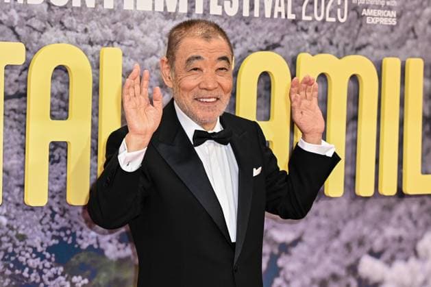 Akira Emoto attends Rental Family Premiere during the BFI London Film Festival, at the Southbank Centre, Royal Festival Hall in London, England. UK. Thursday 16th October 2025 Copyright: xJamesxWarrenx LFF- RENTAL FAMILY-39