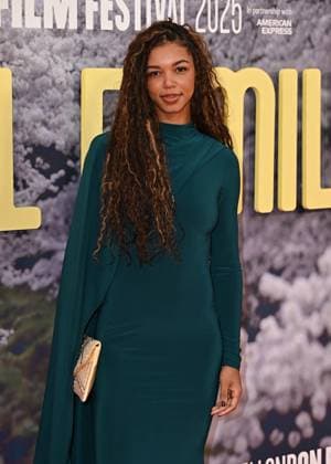 Emily Ann Wilcox attends Rental Family Premiere during the BFI London Film Festival, at the Southbank Centre, Royal Festival Hall in London, England. UK. Thursday 16th October 2025 Copyright: xJamesxWarrenx LFF- RENTAL FAMILY-58