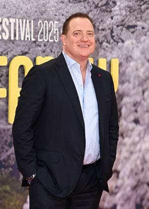 Brendan Fraser attends Rental Family Premiere during the BFI London Film Festival, at the Southbank Centre, Royal Festival Hall in London, England. UK. Thursday 16th October 2025 Copyright: xJamesxWarrenx LFF- RENTAL FAMILY-1
