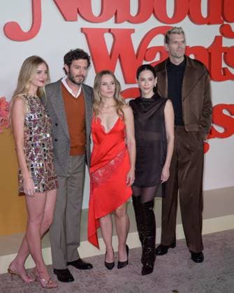 Nobody Wants This Season 2 Premiere - Los Angeles, USA LOS ANGELES, USA. October 16, 2025: Justine Lupe, Adam Brody, Kristen Bell, Jackie Tohn & Timothy Simons at the season 2 premiere for Nobody Wants This at the Egyptian Theatre. Los Angeles CA USA  Copyright: xPaulxSmith Featureflashx