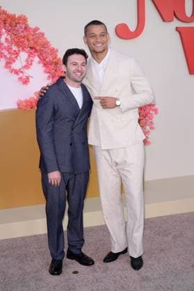 Nobody Wants This Season 2 Premiere - Los Angeles, USA LOS ANGELES, USA. October 16, 2025: Seth Zane & Tyriq Withers at the season 2 premiere for Nobody Wants This at the Egyptian Theatre. Los Angeles CA USA  Copyright: xPaulxSmith Featureflashx