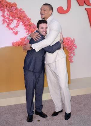Nobody Wants This Season 2 Premiere - Los Angeles, USA LOS ANGELES, USA. October 16, 2025: Seth Zane & Tyriq Withers at the season 2 premiere for Nobody Wants This at the Egyptian Theatre. Los Angeles CA USA  Copyright: xPaulxSmith Featureflashx